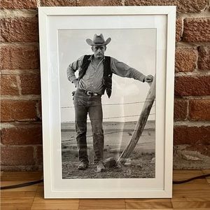 James Dean on the set of Giant. Authentic Vintage Print by Frank Worth